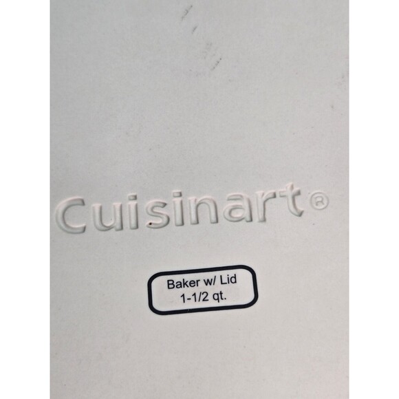 Cuisinart Chef's Classic Ceramic Stoneware Black Bakeware Baker 1.5 Qt - Picture 7 of 11